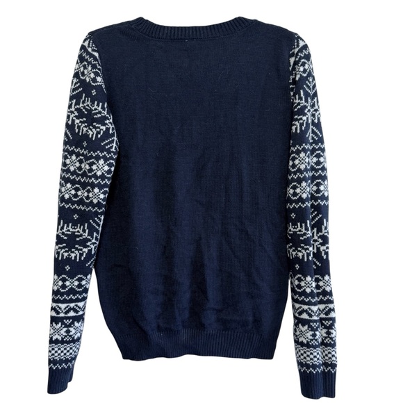 Women’s Ugly Christmas Santa Sweater - Picture 3 of 6